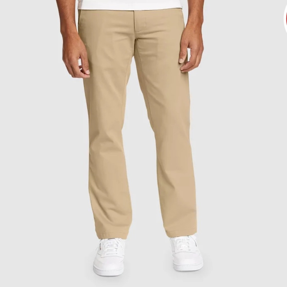 Eddie Bauer Tan Stretch Chinos 30 x 32